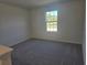 Bedroom with a large window and plush carpeting at 2059 Town Pasture Dr, Eustis, FL 32726