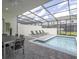 Inviting screened-in pool area with lounge chairs and patio for outdoor relaxation at 4294 Lana Ave, Davenport, FL 33897