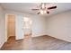 The spacious bedroom leads into an attached bathroom with walk-in closet at 441 Danube Dr, Kissimmee, FL 34759