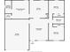 Two-bedroom, two-bathroom home with garage and spacious living room at 441 Danube Dr, Kissimmee, FL 34759