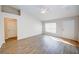 Bright living room with wood-look floors and high ceilings at 441 Danube Dr, Kissimmee, FL 34759