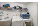 Convenient laundry room with washer, dryer, and utility sink at 6900 Sw 137Th Court Rd, Ocala, FL 34481