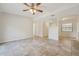 Bright living room with tile flooring, ceiling fan and access to dining area at 1236 Merritt St, Altamonte Springs, FL 32701