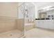 Elegant bathroom with soaking tub, shower, and double vanity at 1364 Centre Court Ridge Dr # 201, Reunion, FL 34747