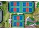 Six well-maintained pickleball courts at 1364 Centre Court Ridge Dr # 201, Reunion, FL 34747