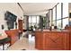 Elegant condo lobby with a modern reception desk and comfortable seating at 400 E Colonial Dr # 207, Orlando, FL 32803