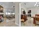 Open floor plan showcasing the living room, kitchen, and dining area, ideal for modern living at 8048 Canyon Lake Cir, Orlando, FL 32835