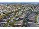 Aerial view showing the home's position within a well-maintained community at 401 Montara Dr, Davenport, FL 33897