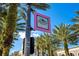 Baldwin Park street sign with palm trees at 4712 Anson Ln, Orlando, FL 32814
