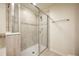 Clean bathroom with tiled shower and single sink vanity at 11904 Founders St, Orlando, FL 32832