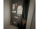 Furnace room with HVAC unit and maintenance information posted for easy access at 1341 Shinnecock Hills Dr, Davenport, FL 33896