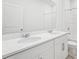 Bathroom with double vanity, quartz countertop and bathtub at 2121 Rosewood Dr, Bartow, FL 33830