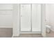Clean bathroom with a shower and toilet at 2137 Rosewood Dr, Bartow, FL 33830