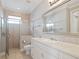 Clean bathroom with a shower and white vanity at 9872 Covent Garden Dr, Orlando, FL 32827