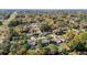 Aerial view of the neighborhood highlighting mature trees, single-Gathering homes, and swimming pools at 4317 Ne 12Th St, Ocala, FL 34470