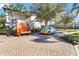 Community features unique decor including a VW Bug and Adirondack chair at 2007 Disney Mgm Studio Ct, Kissimmee, FL 34746