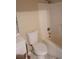 Bathroom features a toilet, shower-tub combination and a sink at 4530 Brook Hollow Cir, Winter Springs, FL 32708