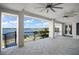 Large balcony overlooking the lake at 7811 Skiing Way, Winter Garden, FL 34787