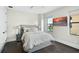 Bright bedroom with water views and comfortable bed at 7811 Skiing Way, Winter Garden, FL 34787