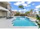 Luxury pool with spa and plenty of lounge space at 7811 Skiing Way, Winter Garden, FL 34787