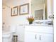 Clean bathroom with vanity, toilet and bathtub at 5149 Adelaide Dr, Kissimmee, FL 34746