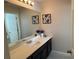 Bathroom with single vanity and Mickey Mouse decor at 9271 Patrimonio Loop, Windermere, FL 34786