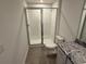 Clean bathroom with shower and toilet at 2334 Zaballina Pl, Kissimmee, FL 34747