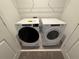 New Whirlpool washer in laundry closet at 2334 Zaballina Pl, Kissimmee, FL 34747