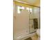 Clean bathroom with a shower and glass enclosure at 3377 Hamlet Loop, Winter Park, FL 32792