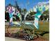 Colorful butterfly sculpture adds vibrancy to the community at 9620 English Laurel E Ct, Orlando, FL 32827
