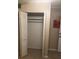 White closet with bi-fold doors and shelving at 134 W America St # 29, Orlando, FL 32801
