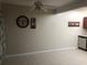 Simple dining area with tile floors and wall art at 134 W America St # 29, Orlando, FL 32801