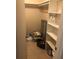 Storage room with shelving for extra storage at 134 W America St # 29, Orlando, FL 32801