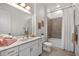 Clean bathroom with a bathtub and shower at 66 W Harding St # B, Orlando, FL 32806