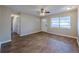 Bright and spacious living room with wood flooring at 1307 Pine Lake Rd, Orlando, FL 32808