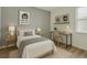 Cozy bedroom with natural light, desk, and minimal decor, ideal for focused living at 2829 Shelburne Way, St Cloud, FL 34772