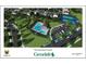 Aerial image showcases a community pool and tennis courts, enhancing the lifestyle experience at 7 Huntley Ct., Haines City, FL 33844
