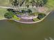 Aerial view of Stonebrook West entrance and signage at 2806 Balforn Tower Way, Winter Garden, FL 34787