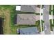 Aerial view of a house and surrounding neighborhood at 17833 Blazing Star Cir, Clermont, FL 34714