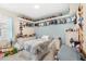bedroom with a bed and shelves at 17833 Blazing Star Cir, Clermont, FL 34714