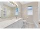 Clean bathroom with a single vanity and bathtub at 2648 Queen Mary Pl, Maitland, FL 32751