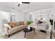 Inviting living room boasts an open layout, sleek furniture, and abundant natural light at 5255 Seminole Ave, Winter Park, FL 32792