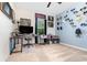 Cozy bedroom with a desk and plenty of wall space at 538 Stowers Dr, New Smyrna Beach, FL 32168