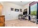 Bedroom featuring a desk, chair, and decor at 538 Stowers Dr, New Smyrna Beach, FL 32168