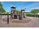 Community playground featuring a modern play structure with slides, stairs, and platforms at 1131 Fern Ave, Orlando, FL 32814