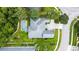 House with pool and driveway, bird's eye view at 1424 Richmond Grand Ave, Orlando, FL 32820