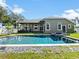 Home exterior showcasing a large pool and backyard at 1424 Richmond Grand Ave, Orlando, FL 32820