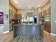 Modern kitchen with stainless steel appliances and granite countertops at 1424 Richmond Grand Ave, Orlando, FL 32820