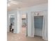 Bedroom featuring walk-in closets, ceiling fan, and neutral paint at 5138 Andrea Blvd, Orlando, FL 32807