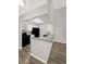 Kitchen with granite countertops and white cabinets at 105 Northlake Dr # 105, Sanford, FL 32773